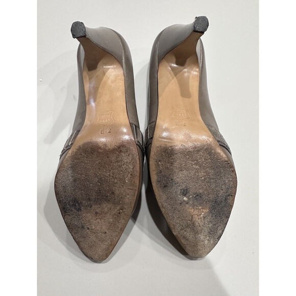 AUTHENTIC BRUNO MAGLI MADE IN ITALY SZ 6.5B TAN & BROWN - Picture 4 of 9